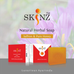 Natural Luxury Premium Herbal Soap Saffron & Pure Honey