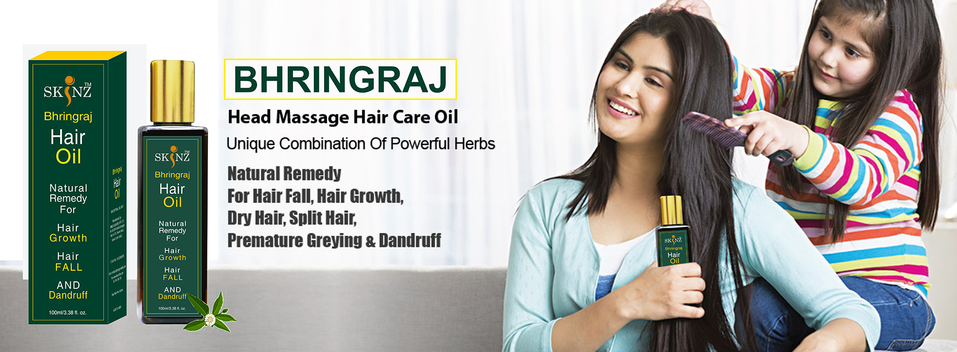 Bhringraj hair oil by Skinz